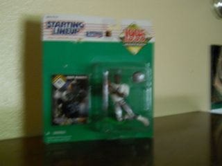 Terry McDaniel action figure of the Oakland Raiders with trading card