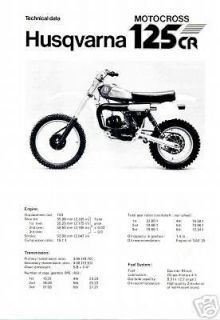 husqvarna brochure in Motorcycle Parts