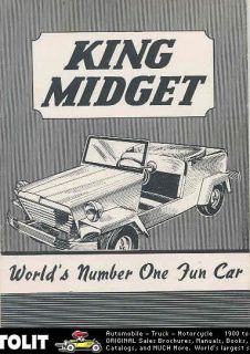 1958 king midget brochure microcar  59 99