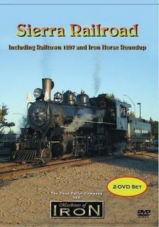 The Sierra Railroad and Iron Horse Roundup   2 DVD Set   Machines of 