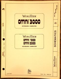 WURLITZER OMNI 1000, 2000, 3000 SERVICE MANUAL