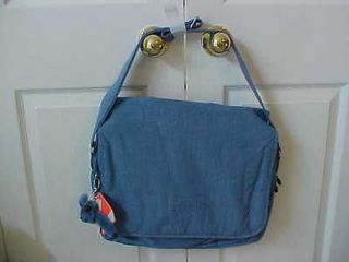 NWT Kipling TM3533 Hover Bag with Laptop Protection Blue Duaty Day TM 