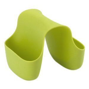 Umbra SADDLE Style Sink Caddy AVOCADO GREEN for double sinks