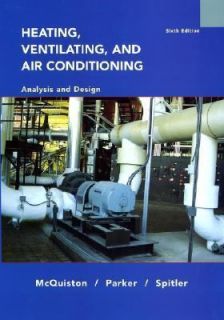 Heating, Ventilating and Air Conditioning by Faye C. McQuiston, Jerald 