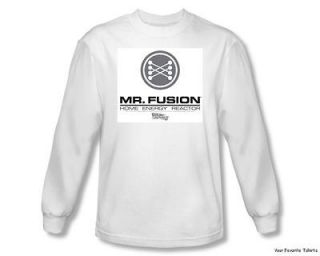 Back To The Future II Mr. Fusion Logo Officially Licensed Long Sleeve 