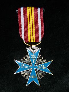 Rare Prussia and German Empire Pour le Merite(Blue Max) Replica Medal