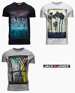 JACK & JONES T Shirt   New City Tee In 3 Styles **BNWT**
