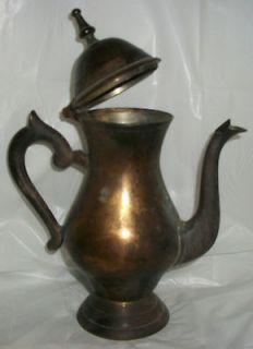 VINTAGE BRASS PITCHER POT MADE IN INDIA