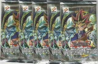 YuGiOh 5 Packs of METAL RAIDERS x5 Booster packs USA/ENG Edition FIVE 