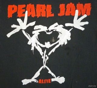 PEARL JAM Vintage CONCERT SHIRT 90s Tour T RARE ORIGINAL 1992 Alive 