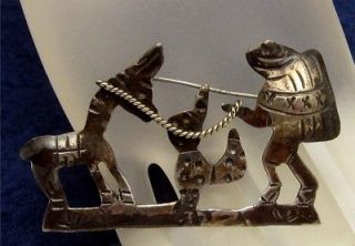 Vintage Sterling Silver Mexico Signed Pin Maker MOC marked