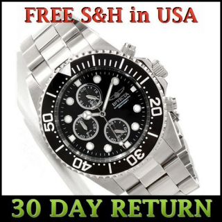 Invicta 1768 Mens Pro Diver Stainless Steel Coin Edge Bezel 