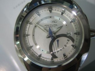 SEIKO ARCTURA JAPAN MENS WATCH KINETIC AUTOMATIC STAINLESS S SAPPHIRE 