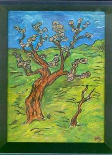   / Tribute to Van Gogh An Original Fine Art Painting by M Landgraf