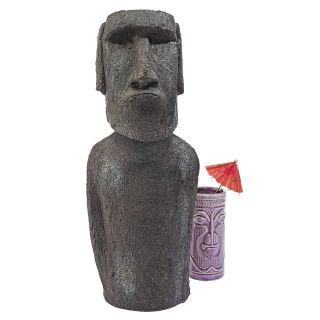 16 Medium Easter Island South Seas Replica Monolithic Moai Sculpture 