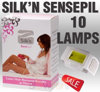 10 x Silkn Silkn SensEpil Cartridge Lamp 7500 shots