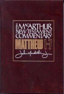 Matthew 1 7 by John MacArthur 1985, Hardcover, New Edition