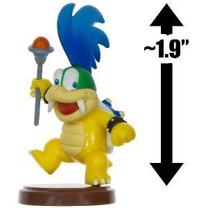 Larry Koopa ~1.9 Mini Figure [New Super Mario Bros. Wii Choco Egg 