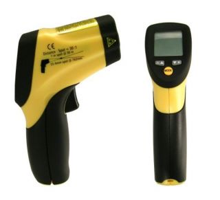 new pro temperature infared laser thermometer dt 8865 one day