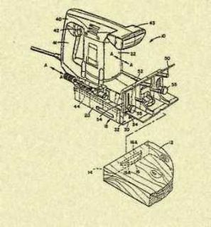 PORTER CABLE Biscuit Joiner Plate Joiner US Patent_W360