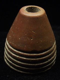 Conical Shape Ancient pre columbian SPINDLE WHORL Clay