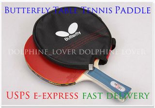 New Butterfly TBC201 FL Ping Pong Table Tennis Racket with cover 
