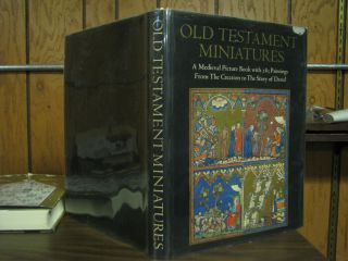 Old Testament Miniatures 1975 Rare Art Religion Folio Color Plates 