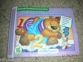 One Bear in the Bedroom, BOOK ONLY, Little Touch Library, Leap Frog