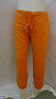 Juniors Rue21 Orange Sweat Pants with Elastic Leg Openings Sz. S 