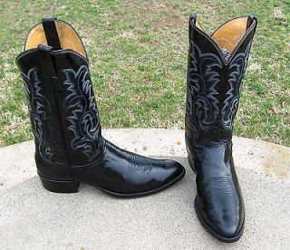 justin cowboy western boots men s 12 d nice expedited