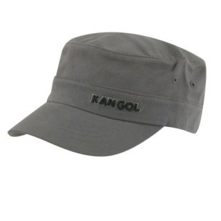 kangol cotton twill flexfit grey army hat cap