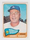 JOHNNY PODRES 1965 Topps Baseball # 387 Los Angeles Dodgers