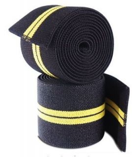 heavy duty golds gym weight lifting knee leg wraps