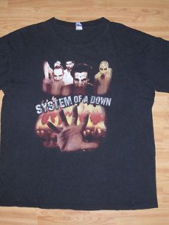 System of a Down Rare Tour 98 used shirt XXL Tool Otep Nirvana The 