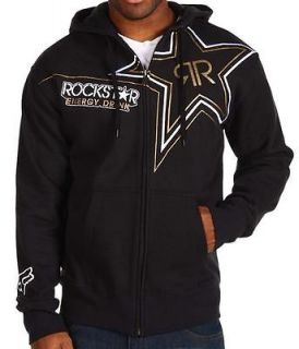 fox racing golden rockstar energy hoodie s super cheap
