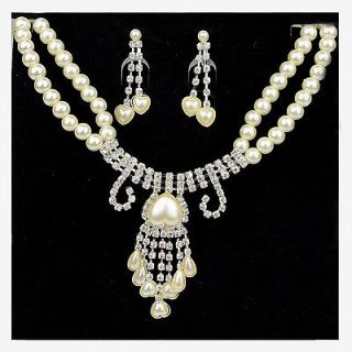 bridal jewelry sets pearl