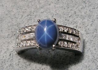 Newly listed VTG PLATINUM LINDE LINDY RED STAR SAPPHIRE RING SZ 4.5 W 