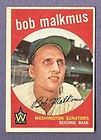 1959 Topps Baseball #151 Bob Malkmus Senators VG/EX