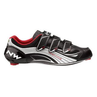 Northwave Typhoon EVO Road Cycling Shoes Mens 43 / 10.5 Black/White