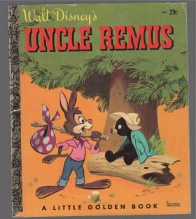   UNCLE REMUS A Little Golden Book 1947 JOEL CHANDLER HARRIS S pr