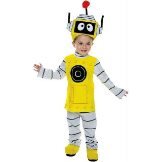 Plex Yo Gabba Gabba Toddler Boys Magic Yellow Robot Halloween Costume
