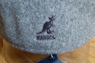 mens classic kangol wool 504 ivy cap color flannel grey