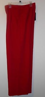 Kardashian Kollection Womens size 10 red wide leg / pleats dress 