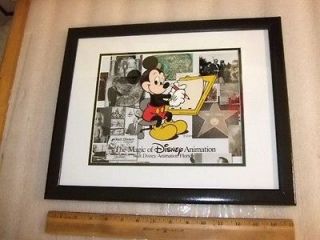 Mickey Mouse Disney MGM Studio hand Painted Cel NEW FRAME Walt 