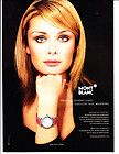   BLANC wrist watch Magazine Print Advertisements   Katherine Jenkins