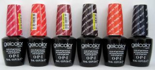 OPI GELCOLOR GEL POLISH Thrill Seekers~Hollywood/Lobster/Color/Love 
