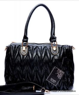 nwt mms studio black satchel purse