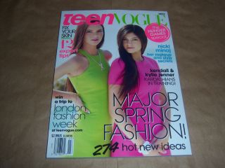   Magazine March 2012 Kendall/Kylie Jenner NICKI MINAJ Solange Knowles