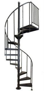 48 classic steel spiral stair kit 96 h to 104