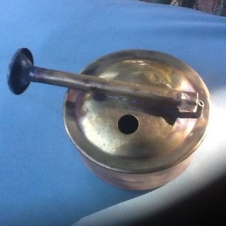 Copper & Brass Antique Unique Medicine Medical Inhaler? Blower Steam 